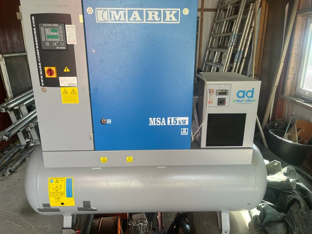 Brukt MARK MSA 15 skruekompressor